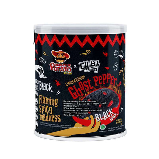 Pekanbaru Mr.Potato Crisps Ghost Pepper 40Gr Can