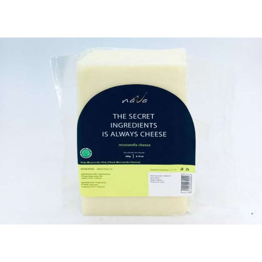 Pekanbaru Nava Block Mozzarella Cheese 200Gr