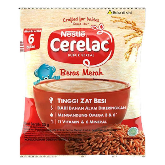 Pekanbaru Nestle Cerelac Red Rice 8X20Gr Sch