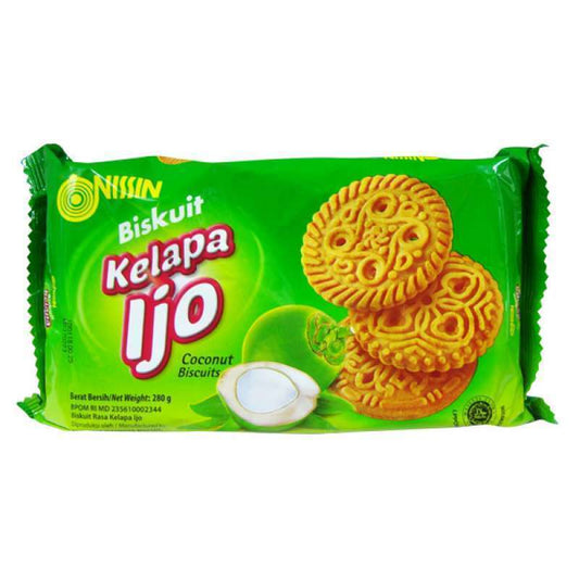 Pekanbaru Nissin Biscuit Kelapa Ijo 280Gr