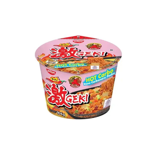 Pekanbaru Nissin Geki Bowl Hot Carbo 100G