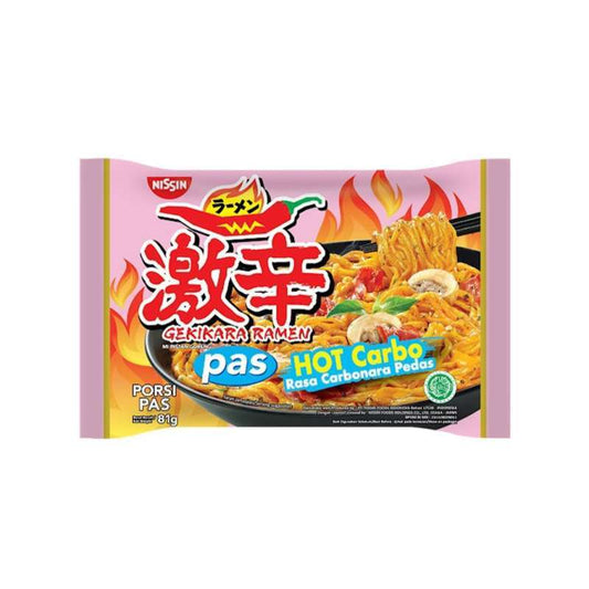 Pekanbaru Nissin Gekikara Ramen Carbonara 81G