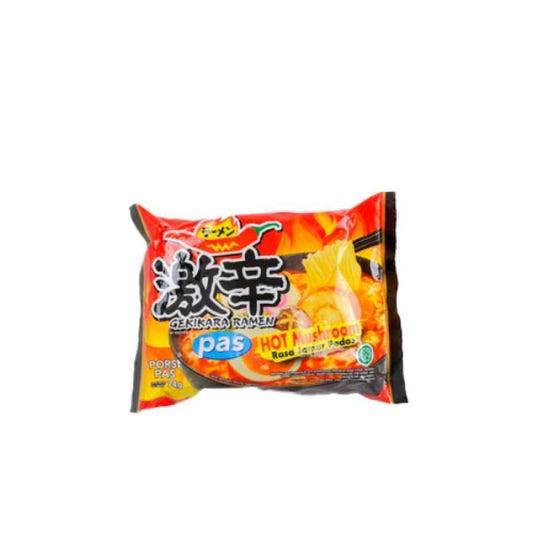 Pekanbaru Nissin Gekikara Ramen Jamur Pedas 74Gr