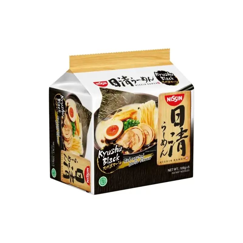 Pekanbaru Nissin Japanese Ramen Miso Ala Kyushu Black 106G