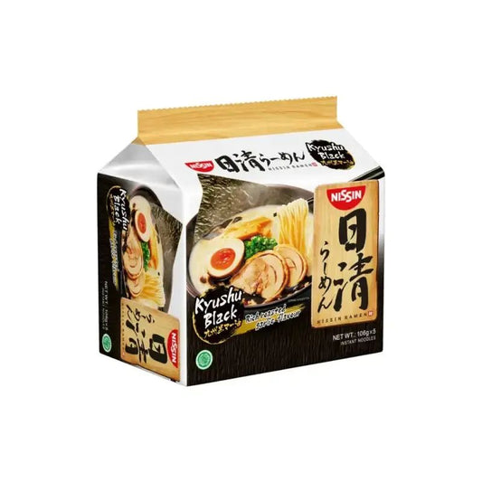 Pekanbaru Nissin Japanese Ramen Miso Ala Kyushu Black 106G