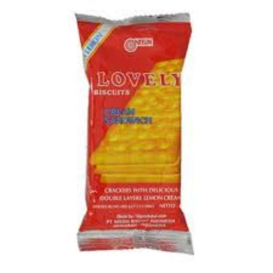 Pekanbaru Nissin Lovely Lemon Cream 10X25Gr