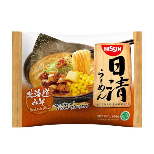 Pekanbaru Nissin Japanese Ramen Miso Ala Hokkaido 106G