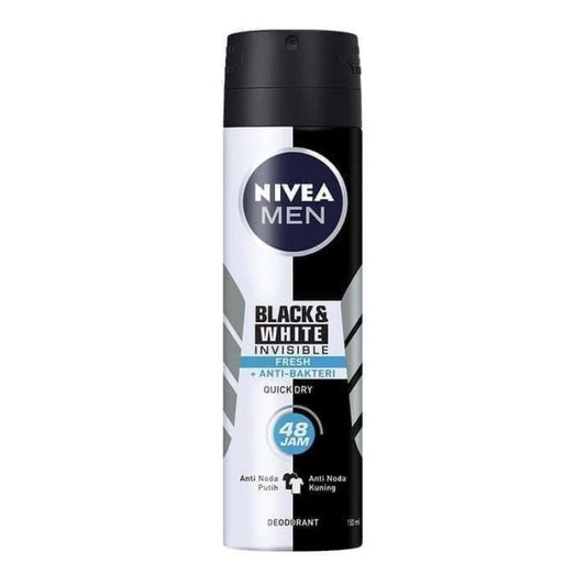 Pekanbaru Nivea Men Invisible B&W Spray 150Ml