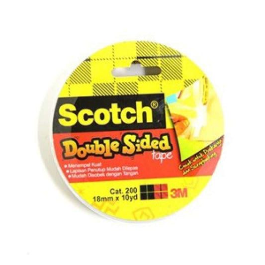 Pekanbaru 3M Scotch Double Sided Tape 18Mmx10Y 200