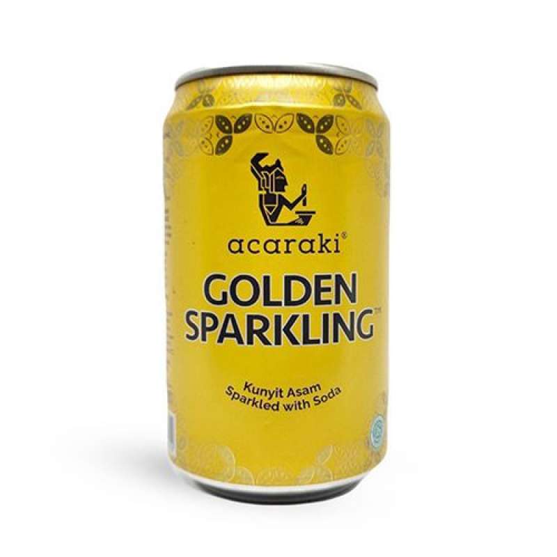 Pekanbaru Acaraki Golden Sparkling 320Ml Can