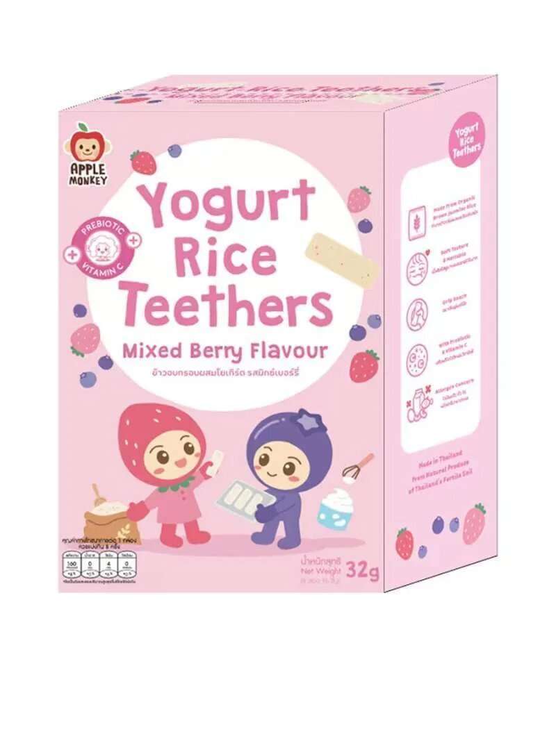 Pekanbaru Apple Monkey Yogurt Teethers Mix Berry [32 G]