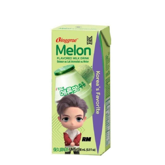 Pekanbaru Binggrae Melon Flavored Milk Drink 200Ml