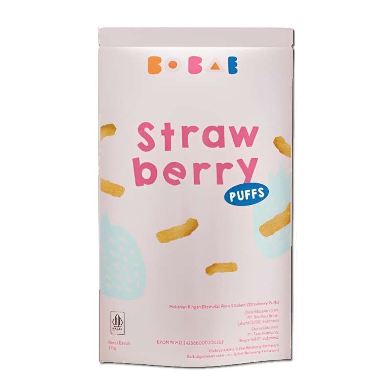 Pekanbaru Bobae Puff Strawberry 20Gr
