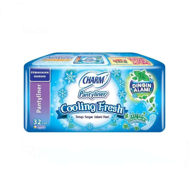 Pekanbaru CHARM PANTYLINER COOLING FRESH 32P