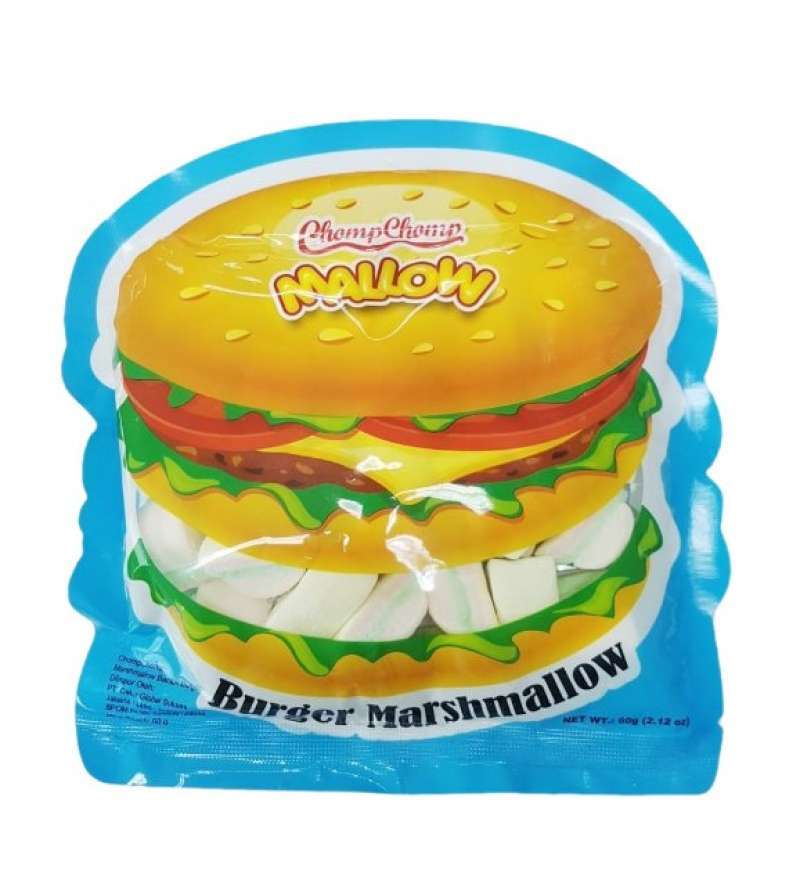 Pekanbaru Chomp Chomp Mallow Burger 60 Gr