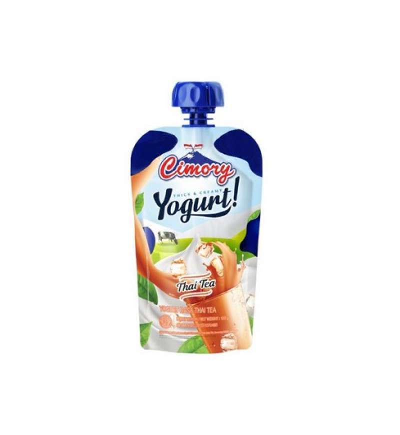 Pekanbaru Cimory Yoghurt Squeeze Thai Tea 120Ml