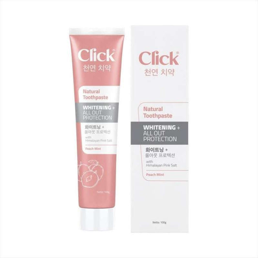 Pekanbaru Click Natural Toothpaste Peach Mint 100G