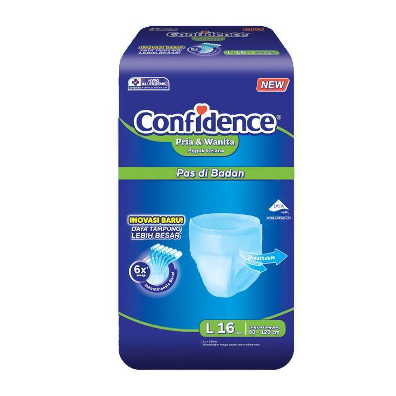 Pekanbaru Confidence Pants Extra Serap L 16'S
