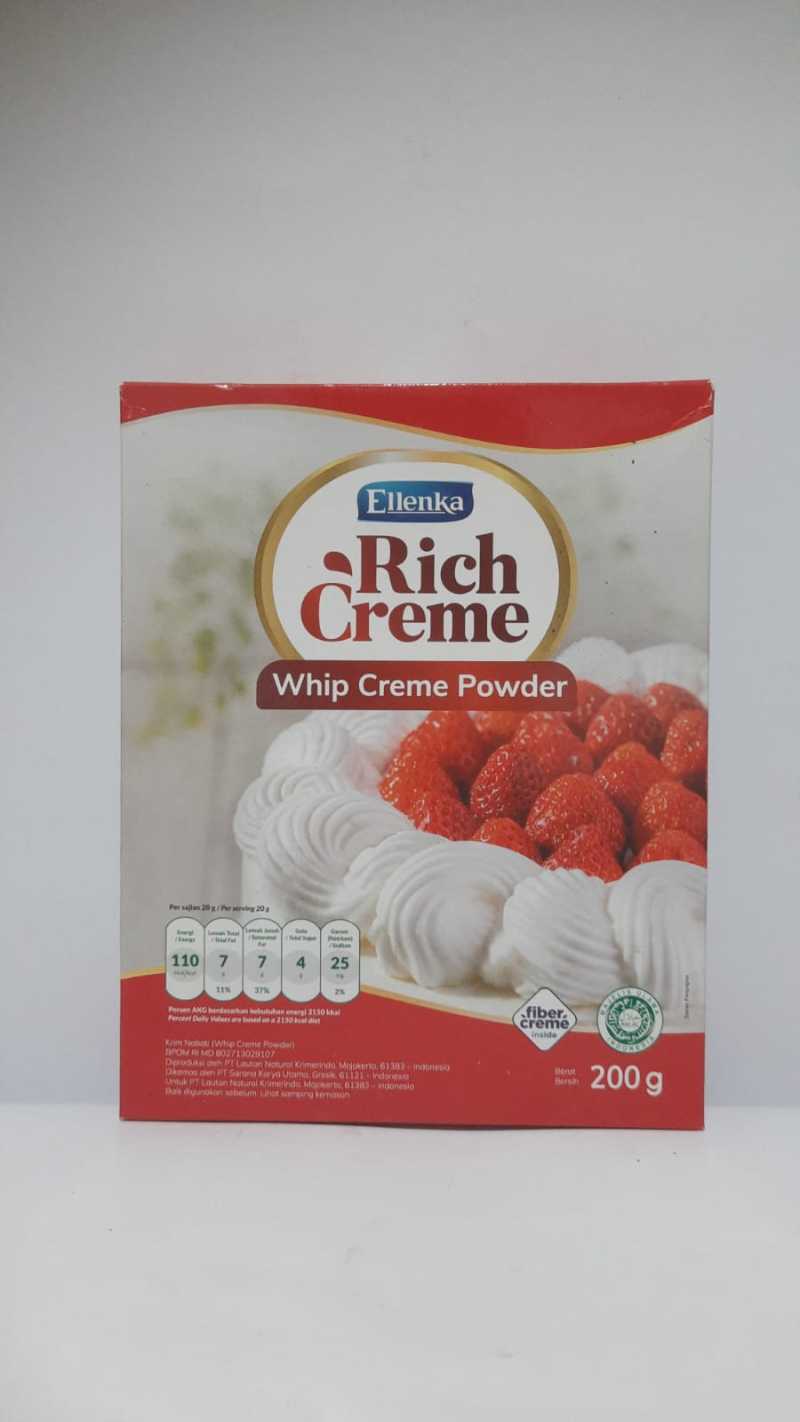 Pekanbaru Ellenka Whip Crème Powder 200Gr Box