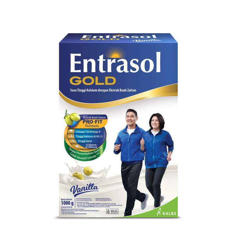Pekanbaru Entrasol Gold Vanila 980Gr Box