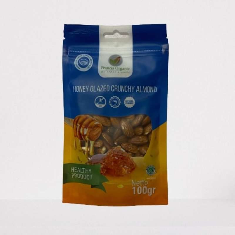 Pekanbaru Francis Organic Hny Ctd Crnchy Almn 100G