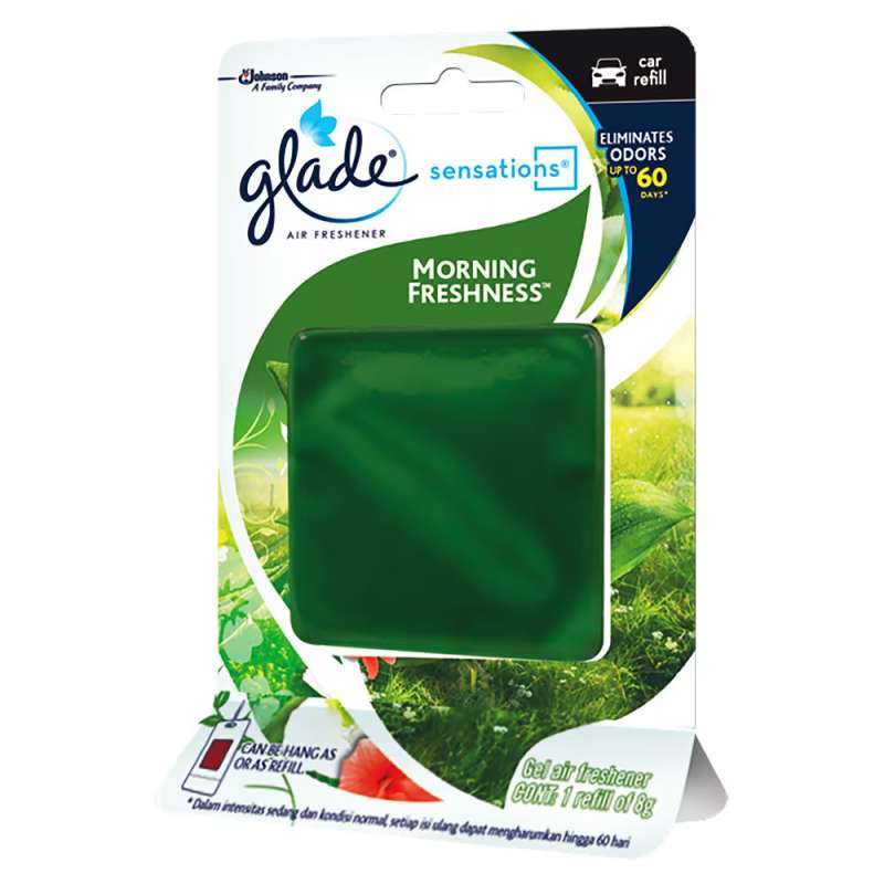Pekanbaru GLADE SENSATNS CAR MORNING FRESH 8G RFL