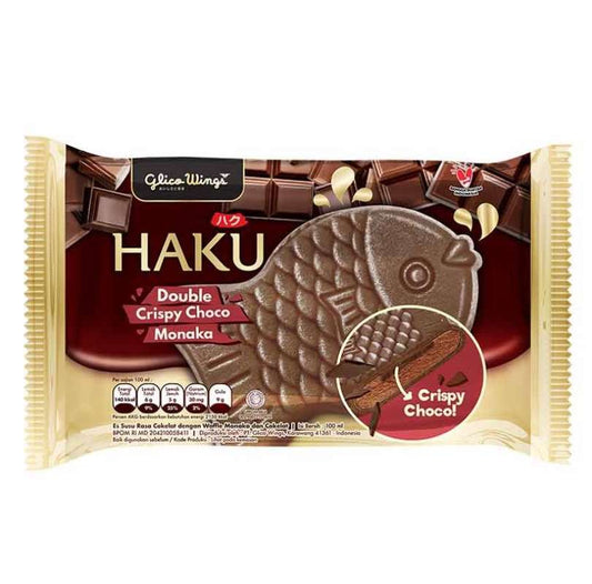 Pekanbaru Glico Haku Dbl Choco&Rispy Monaka 100Ml