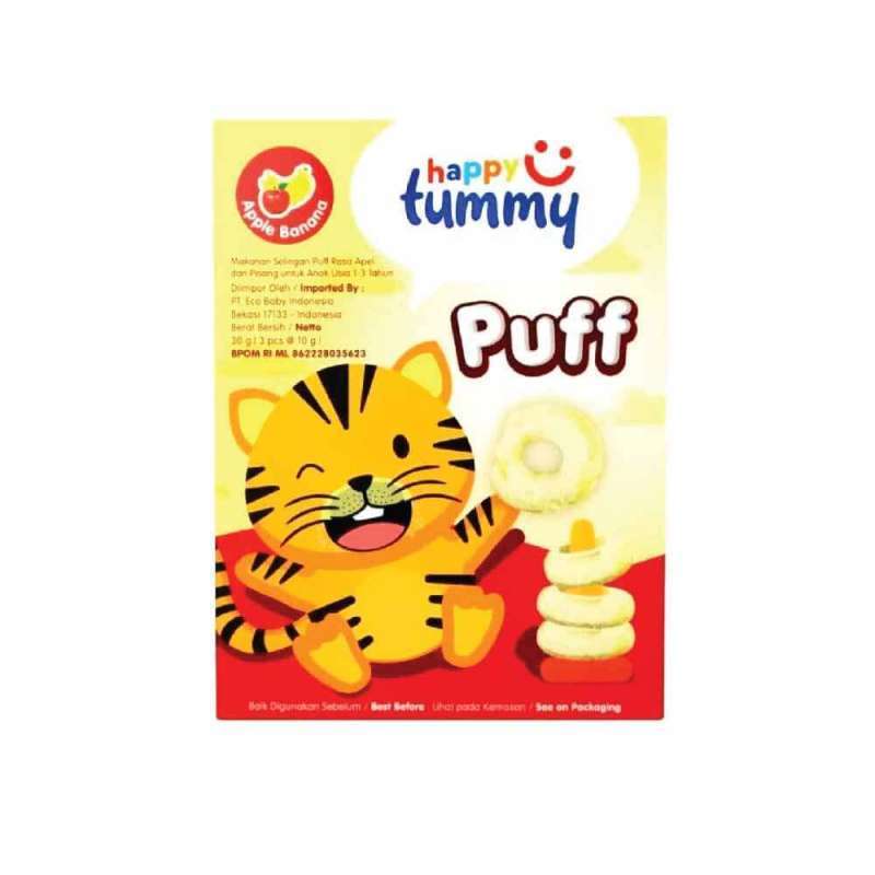Pekanbaru Happy Tummy Apple Banana Puff 30Gr