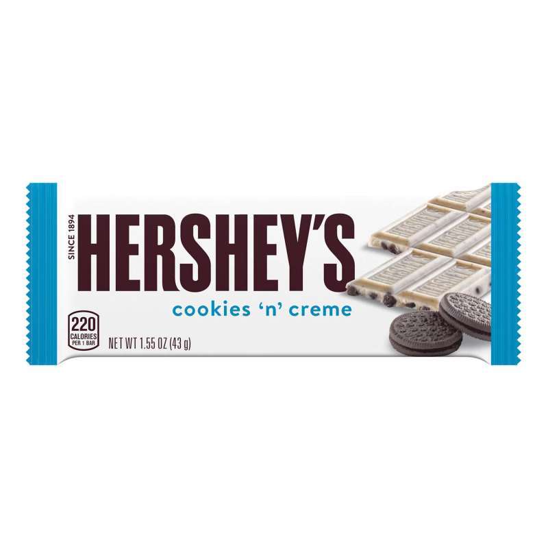 Pekanbaru Hershey Bar Cookies & Cream 1.55Oz