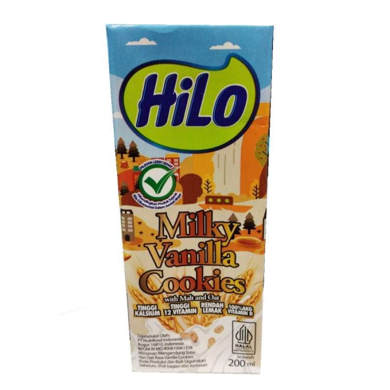 Pekanbaru Hilo Uht Milky Vanilla Cookies 200Ml
