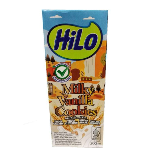 Pekanbaru Hilo Uht Milky Vanilla Cookies 200Ml