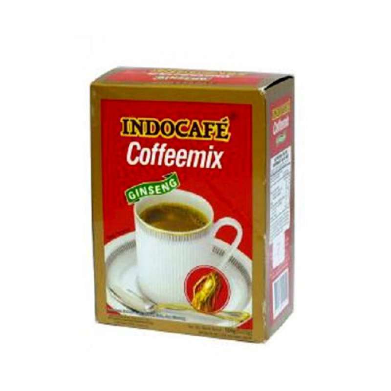 Pekanbaru Indocafe Coffeemix Ginseng Box [5 Pcs X 20 G]