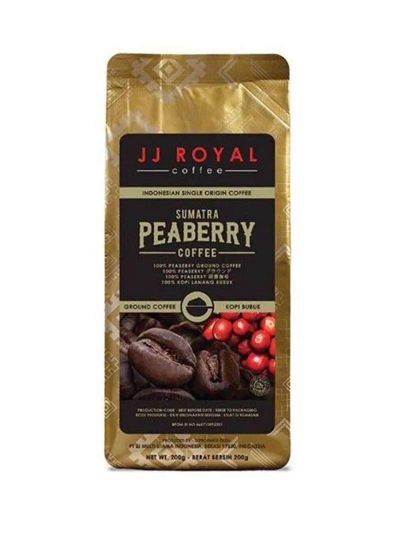 Pekanbaru Jj Royal Peaberry Ground Bag 200Gr