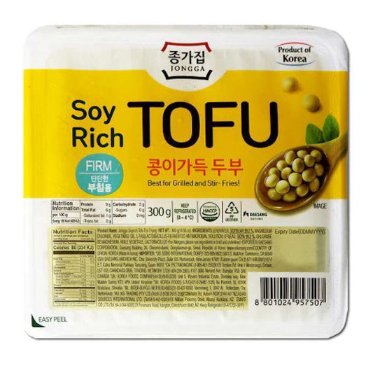 Pekanbaru Jongga Soy Rich Tofu For Frying 300Gr