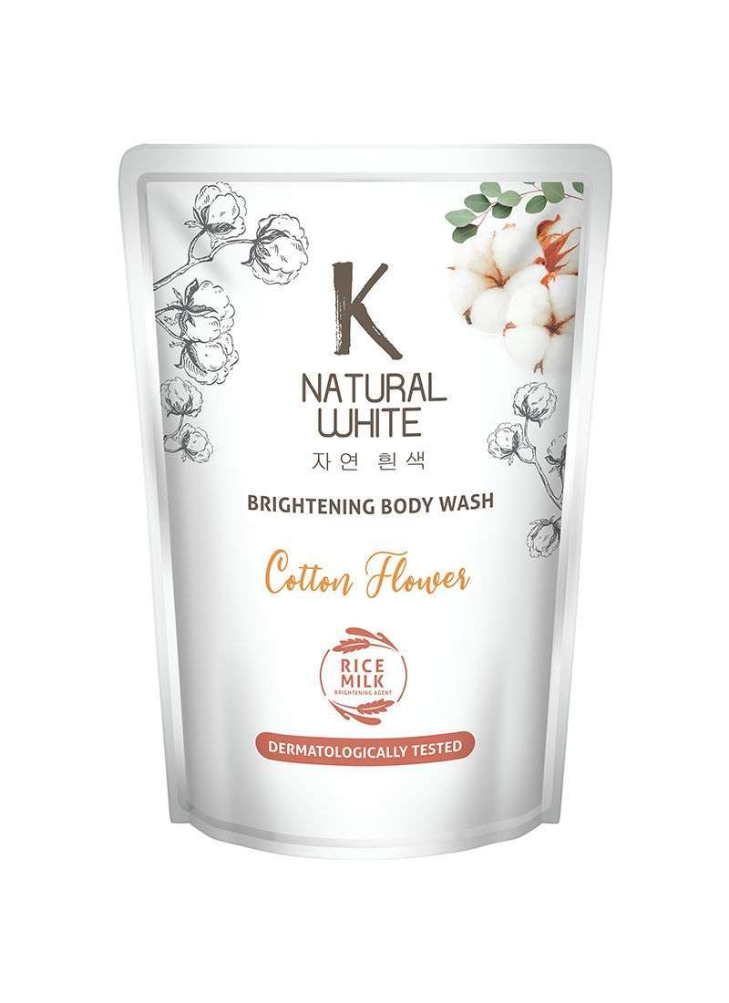 Pekanbaru K NATURAL WHITE B/W COTTON FL 450ML PCH