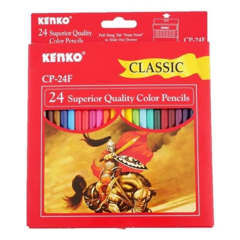 Pekanbaru Kenko 24 Color Pensil Cp-24 Full