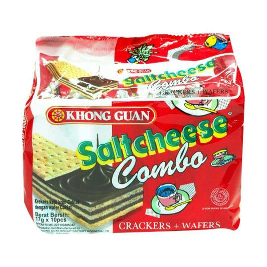 Pekanbaru Khong Guan Saltcheese Combo 10X17Gr