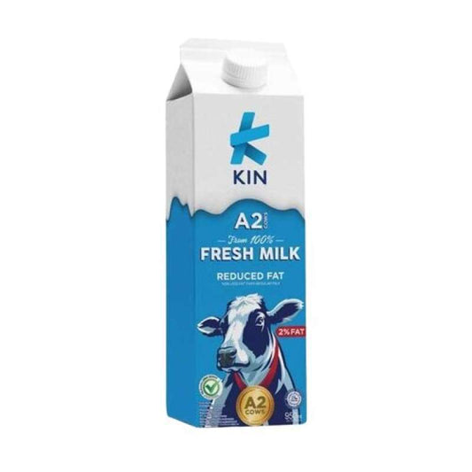 Pekanbaru Kin Fresh Milk Plain Reduced Fat [950 Ml]