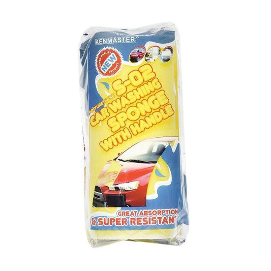 Pekanbaru KM CAR WASHING SPONGE + HANDLE S-02