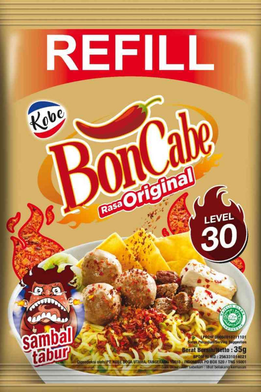 Pekanbaru Kobe Boncabe Original Level 30 35Gr