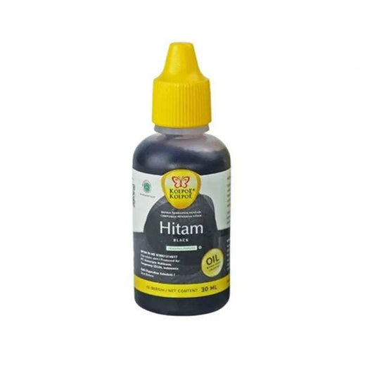 Pekanbaru Koepoe-Koepoe Pewarna Hitam Oil 30Ml