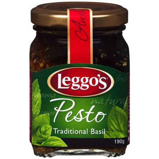 Pekanbaru Leggo'S Traditional Basil Pesto 190G Jar