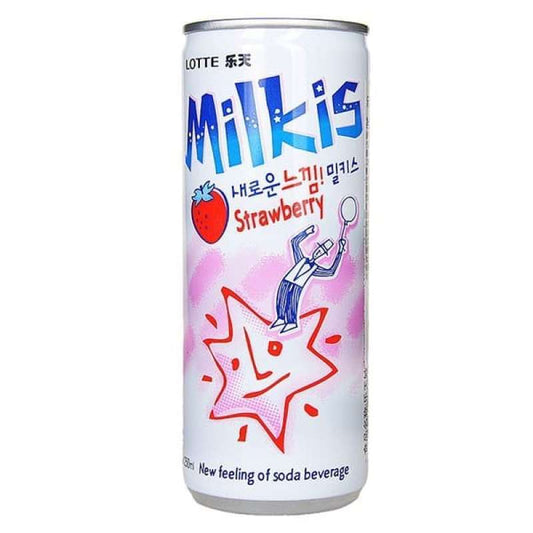 Pekanbaru Lotte Milkis Strawberry 250Ml Can