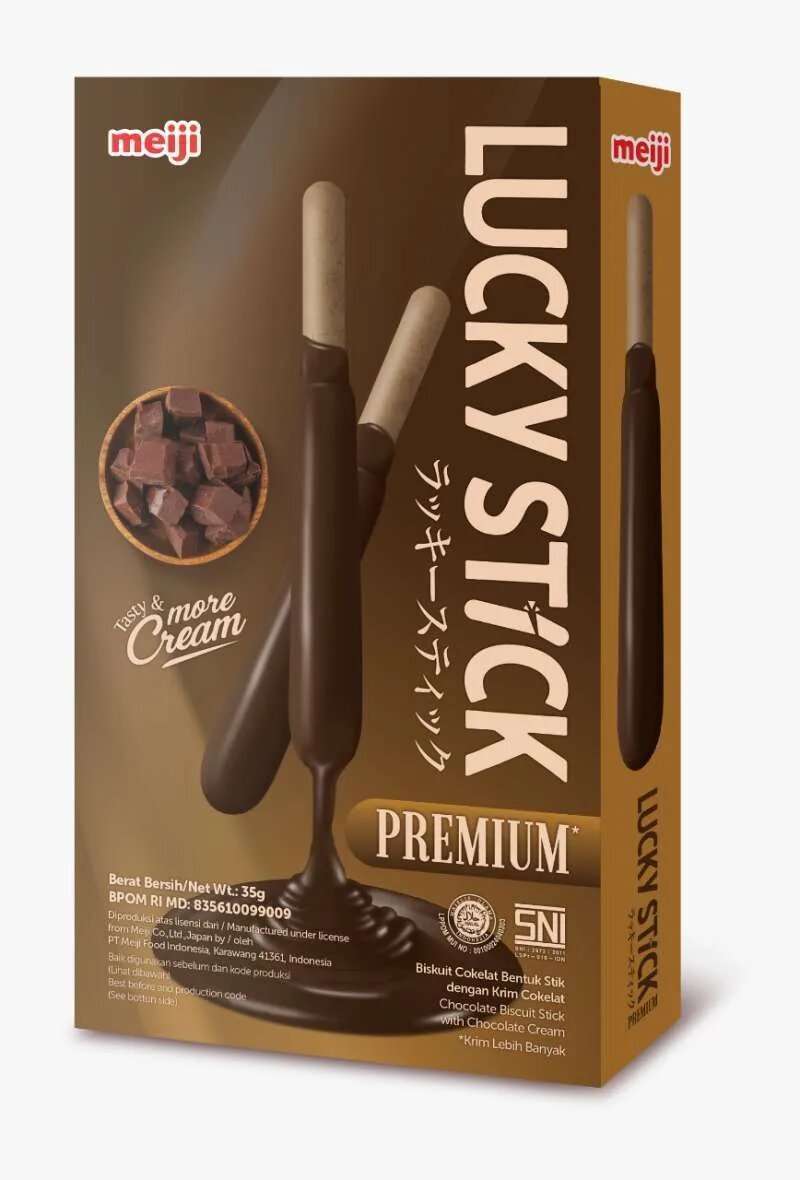 Pekanbaru Lucky Stick Premium Choco 35Gr