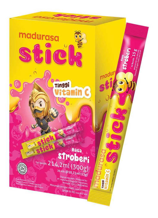 Pekanbaru Madurasa Stick Stroberi 10X15G