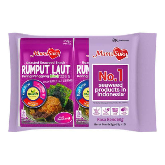 Pekanbaru Mamasuka Rumput Laut Rasa Rendang 2X4.5G