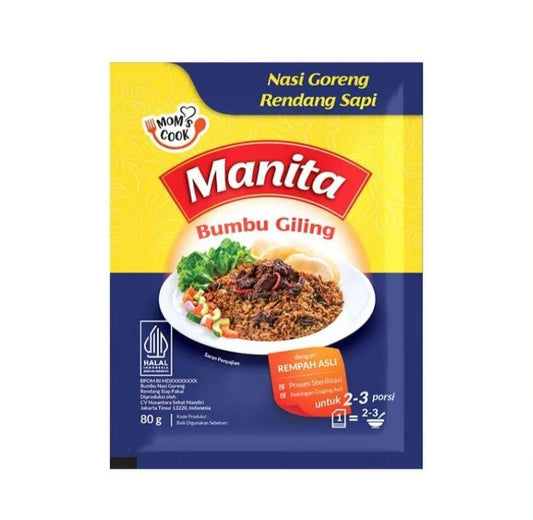Pekanbaru Manita Nasi Goreng Rendang Sapi 80G