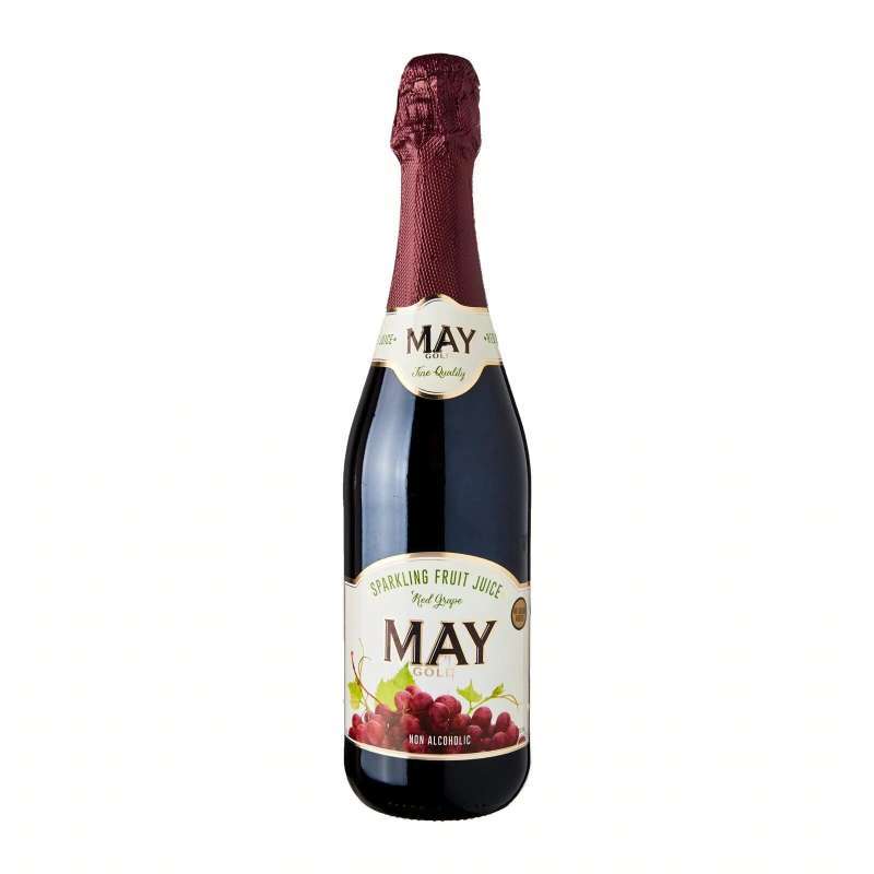 Pekanbaru May Gold Red Grape Sparkling Juice 750Ml