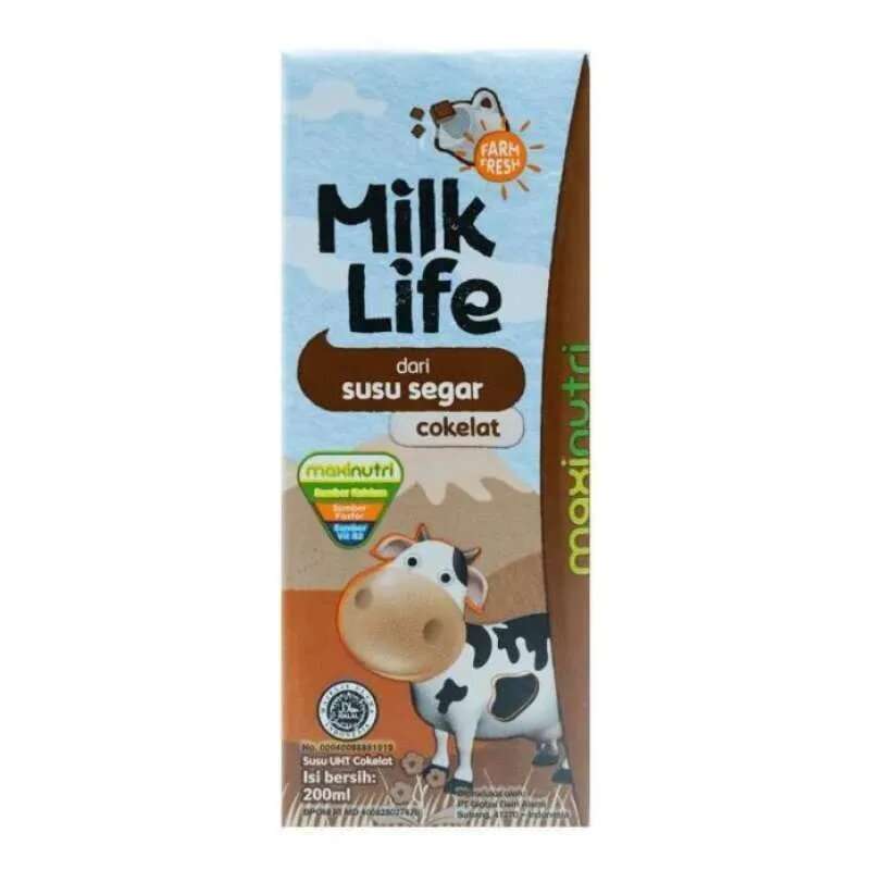 Pekanbaru Milk Life Esl Coklat 200Ml