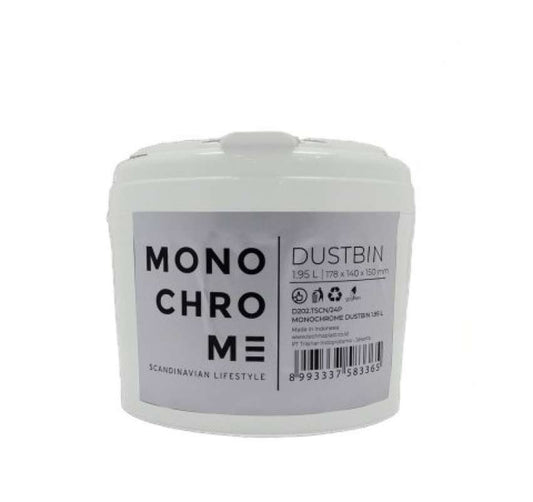 Pekanbaru MONOCHROME DUSTBIN 1,95 L